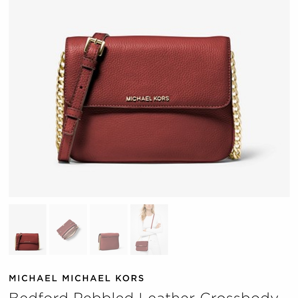 Michael kors small red purse